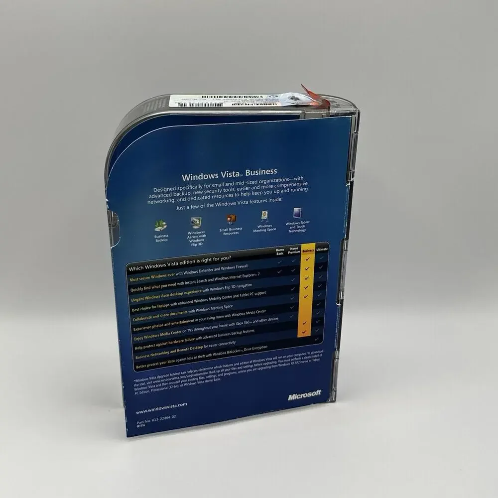 Microsoft Windows Vista Business - Upgrade DVD (66J-00003)